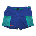 1990s Columbia Sportswear 5” Belted Nylon Shorts, Blue (L)