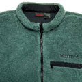 1990s Marmot Deep Pile Full-Zip Jacket, Hunter Green (L)