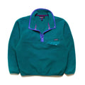 FA’89 Patagonia Synchilla Snap-T, Dark Teal/Purple (L/M)