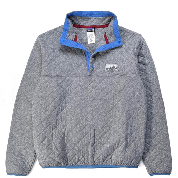 2013 Patagonia Legacy Diamond Quilt Snap-T, Feather Grey (M)