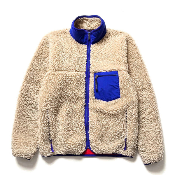 2000 Patagonia Classic Retro Cardigan, Natural & Fire (L)