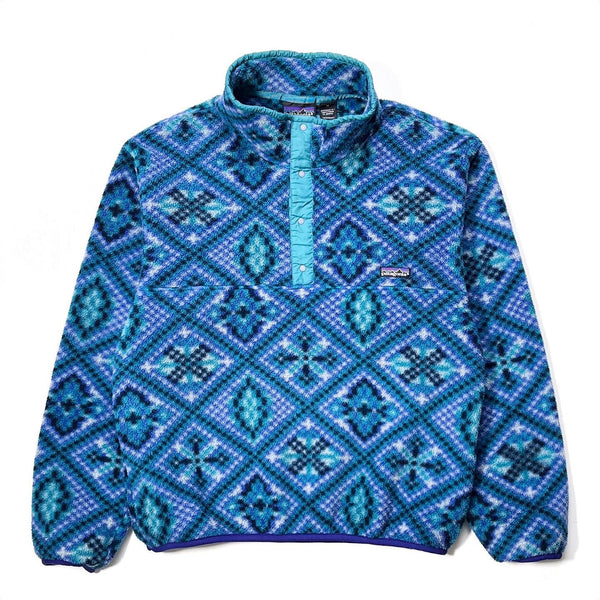 1993 Patagonia Printed Synchilla Snap-T, Mosaic: Heather Grey (M/L)