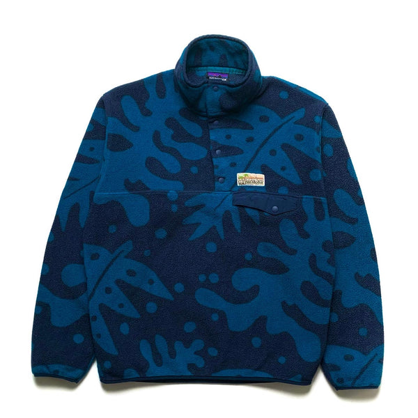 2017 Patagonia Pataloha Printed Snap-T, Ferns: Big Sur Blue (M)