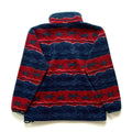 1990s LL Bean Printed Snap-Neck Fleece Pullover, Gecko Fish (M)