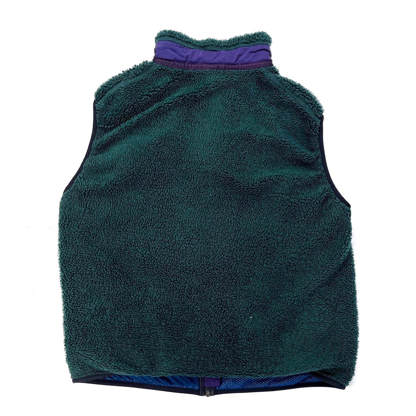 1995 Patagonia P.E.F. Retro-X Vest, Hunter & Regal Purple (L/XL)