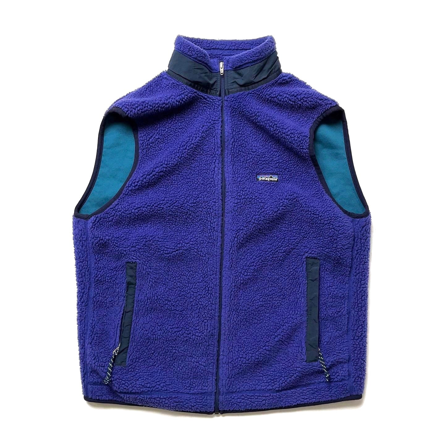 Spring 1997 Patagonia Retro-X Vest, Cobalt & Dark Teal (L/XL)