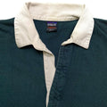 1996 Patagonia Rugby Shirt, Fir Green & Night Sky (M/L)