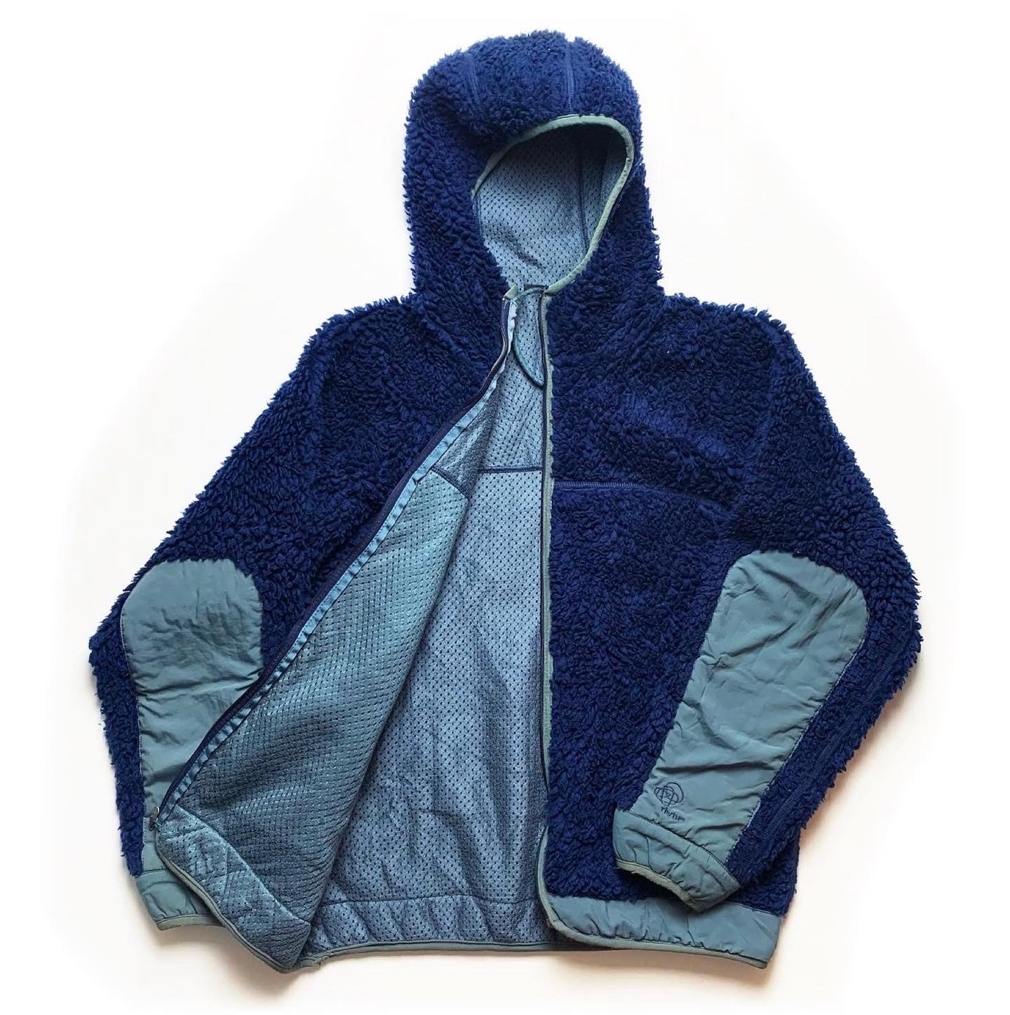 FA04 Patagonia Retro Rhythm Hoody, Deep Blue/Cavern Blue (XS Fits M)