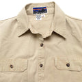 Late 1970s Patagonia Cotton Canvas Shirt, Light Tan (S)