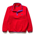 1986 Patagonia Synchilla Snap T-Neck, Red & Purple (L)