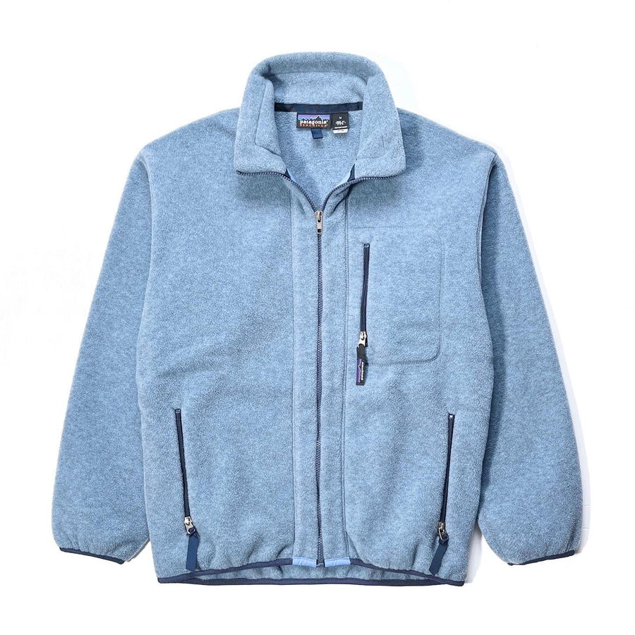 1999 Patagonia Made In The U.S.A. Synchilla Jacket, Ice Blue (M/L)