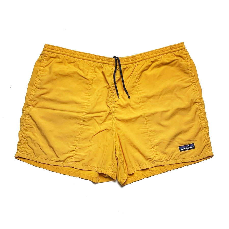 1990s Patagonia 4” Baggies Shorts, Yellow (S Fits L)