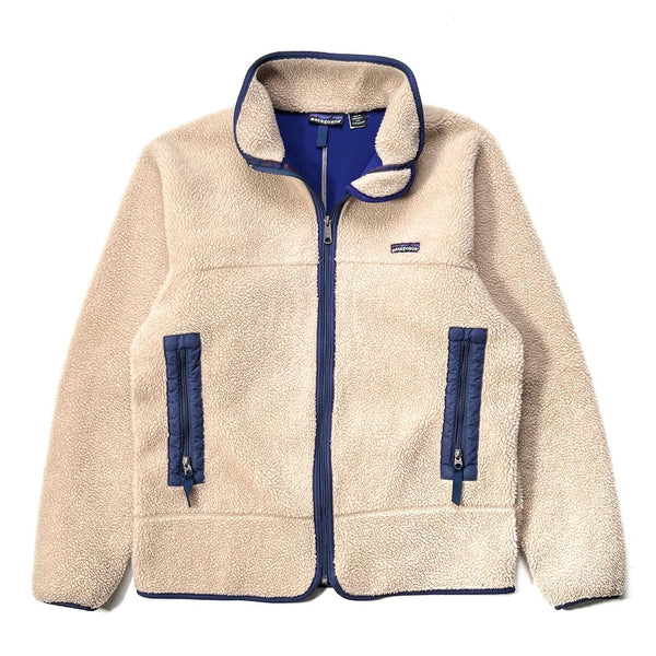 1994 Patagonia P.E.F. Retro-X Jacket, Natural & Charred Blue (L)