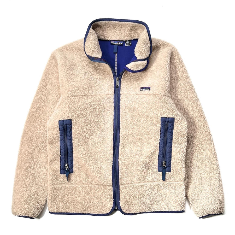 1994 Patagonia P.E.F. Retro-X Jacket, Natural & Charred Blue (L)