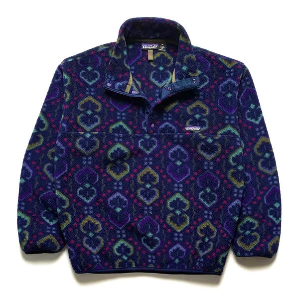 1994 Patagonia Printed Synchilla Snap-T, Tapestry: Ink Blue (M/L)
