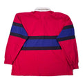 1995 Patagonia Made In The U.S.A. Rugby Shirt, Red & Navy (XL)