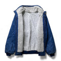 1983 Patagonia Shelled Pile Bomber Jacket, Navy & Grey (M)