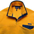 1995 Patagonia Synchilla Snap-T, Sunflower & Charred Blue (L)