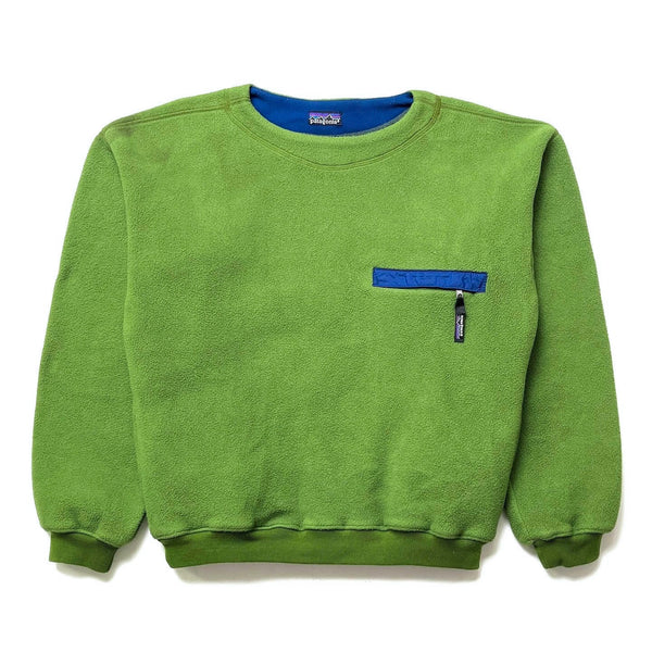 1991 Patagonia Made In The U.S.A. Synchilla Crewneck, Pine (S/M)