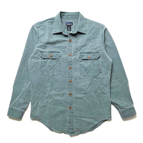 1992 Patagonia Original Cotton Canvas Shirt, Chaparral (M)