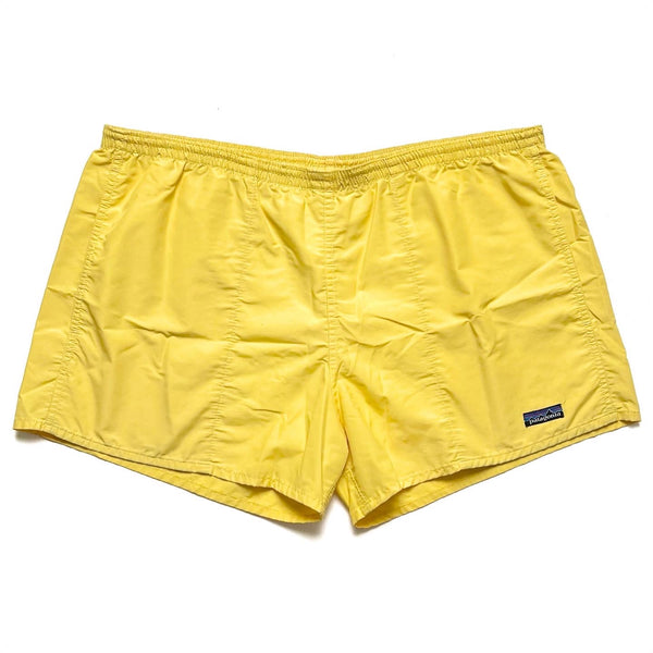 1985 Patagonia Mens 3.5” Baggies Shorts, Yellow (XXL)