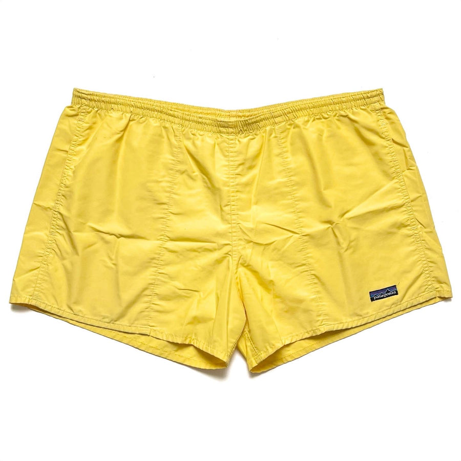 1985 Patagonia Mens 3.5” Baggies Shorts, Yellow (XXL)