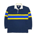 FA05 Patagonia Organic Cotton Rugby Shirt, Blue/Yellow (XXL)