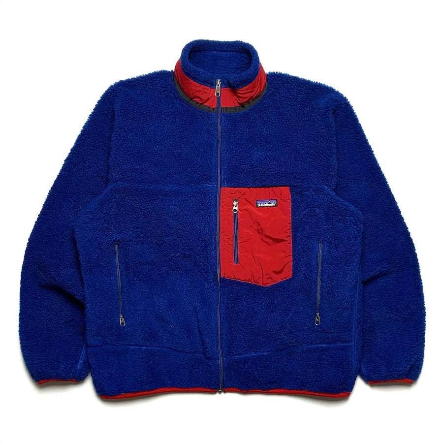 FA10 Patagonia Retro-X Jacket, Royal Blue/Red (L)