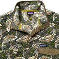 2017 Patagonia Printed Snap-T, Leaping: Industrial Green (L)