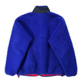 1990 Patagonia Retro Pile Cardigan, Cobalt & French Red (L)