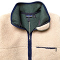 1994 Patagonia Retro Pile Cardigan, Natural/Hunter (XL)