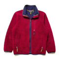 1997 Patagonia Made In The U.S.A. Retro Pile Cardigan, Cranberry (M)